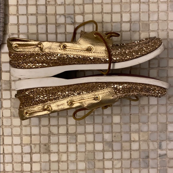 Sperry slides gold sparkles - Picture 4 of 4